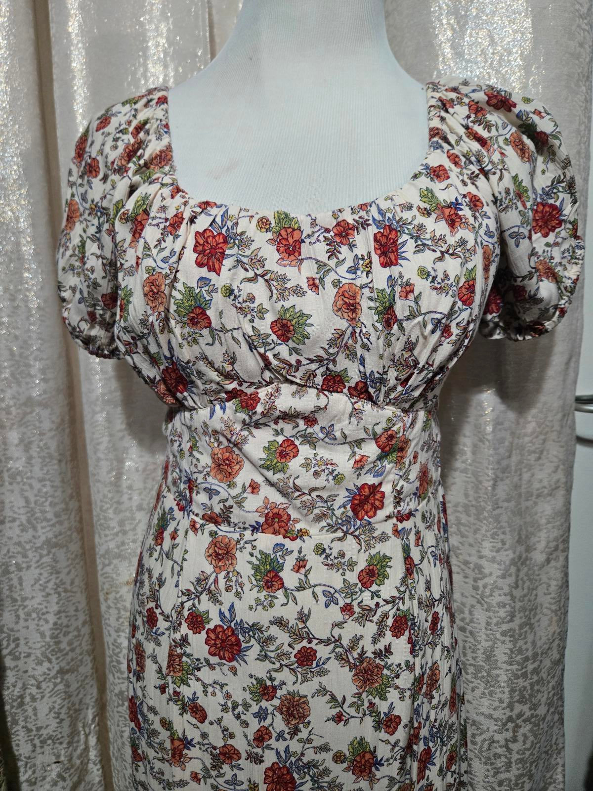 Angie floral dress