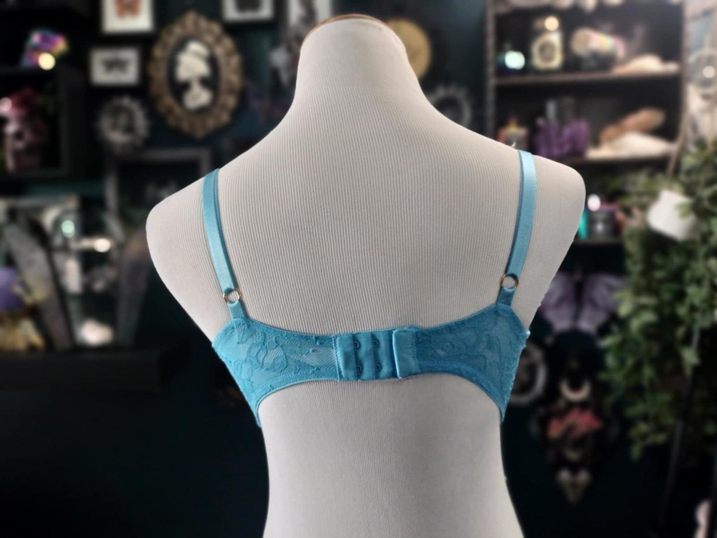 NWT Victoria's secret blue lace push up bra 36D