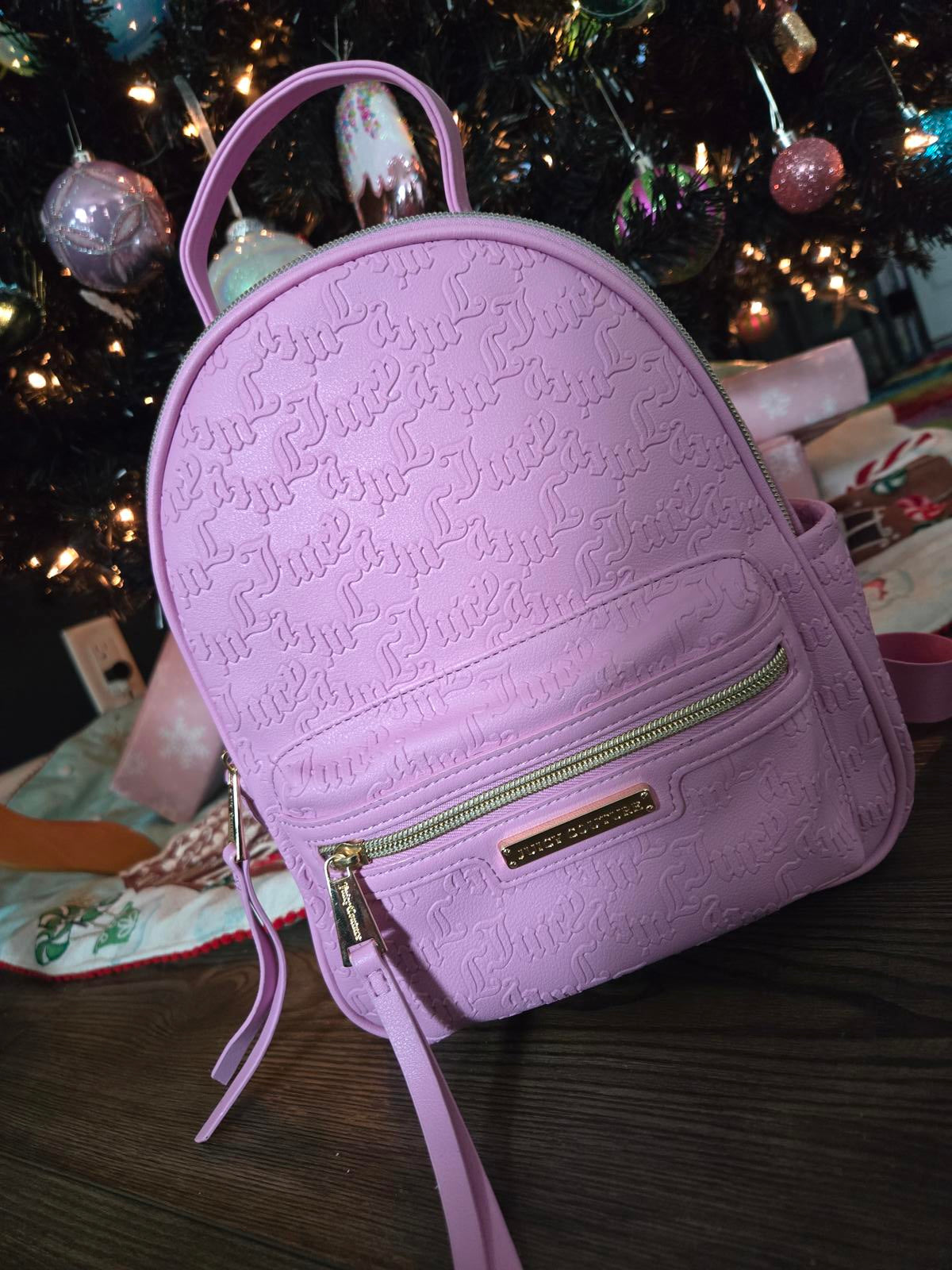 NWT Juicy couture pink backpack purse