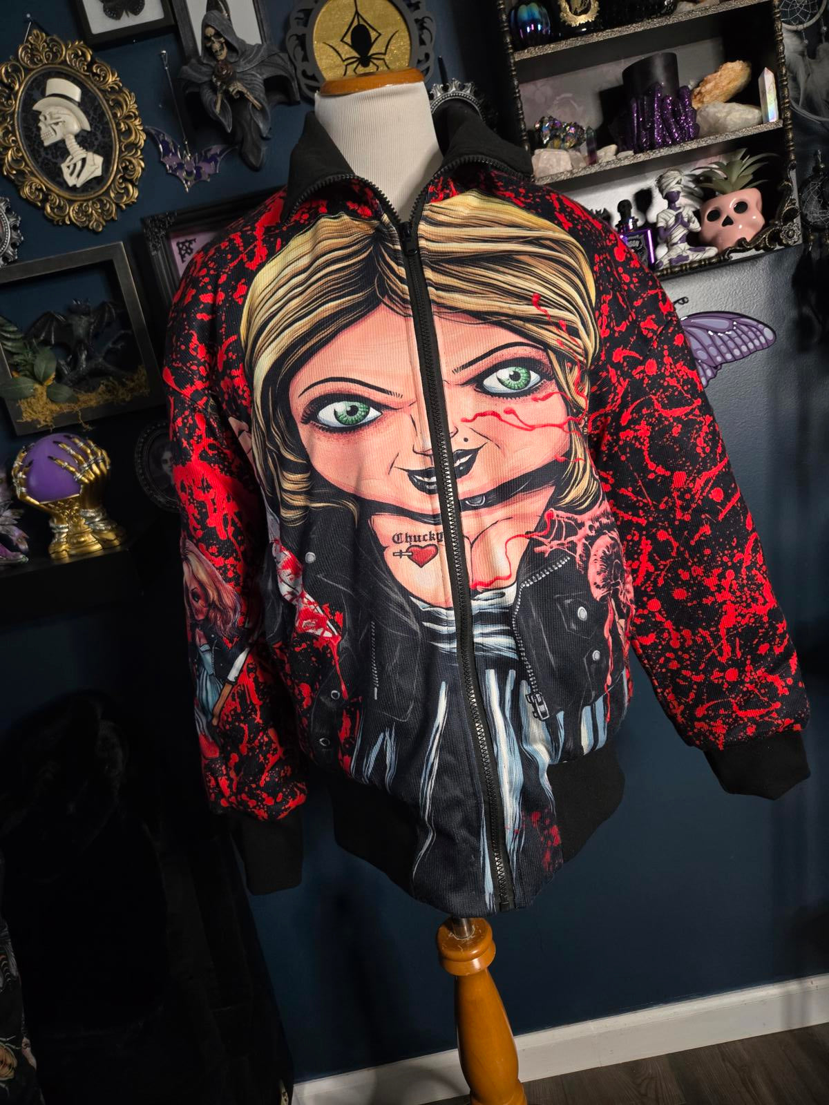 Chucky and tiffany spooky jacket