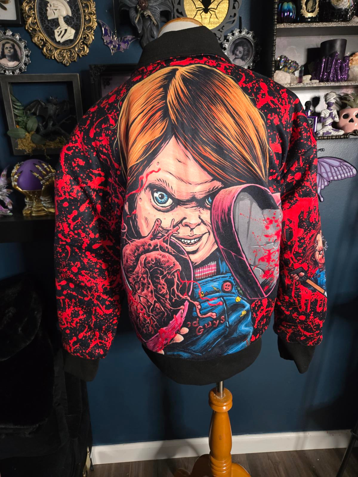 Chucky and tiffany spooky jacket