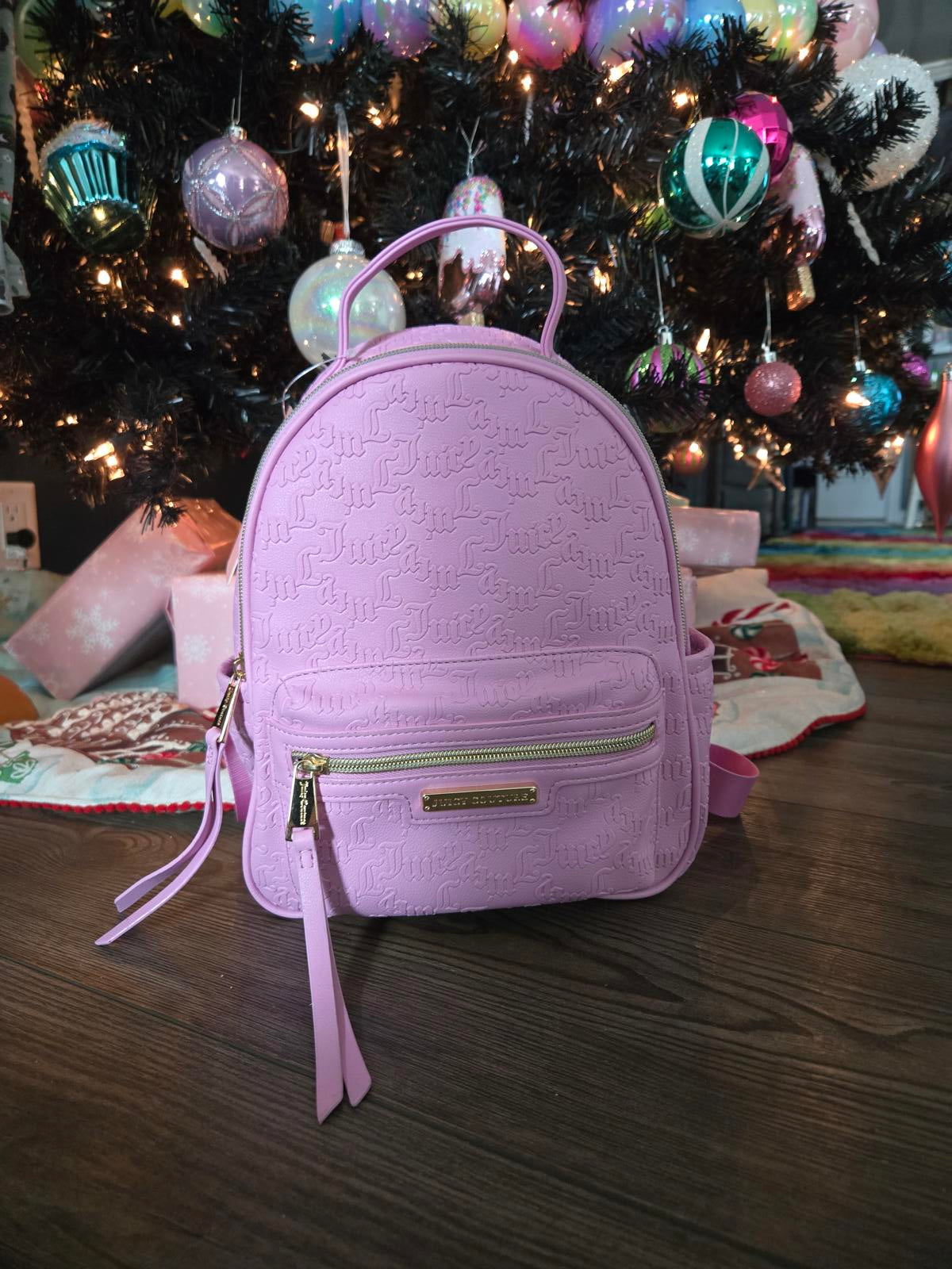 NWT Juicy couture pink backpack purse