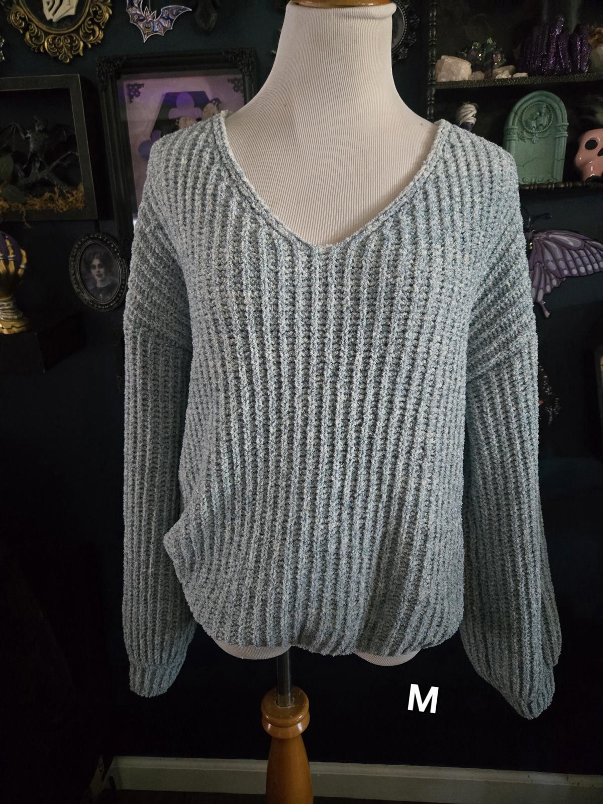 Cozy super soft light blue sweater