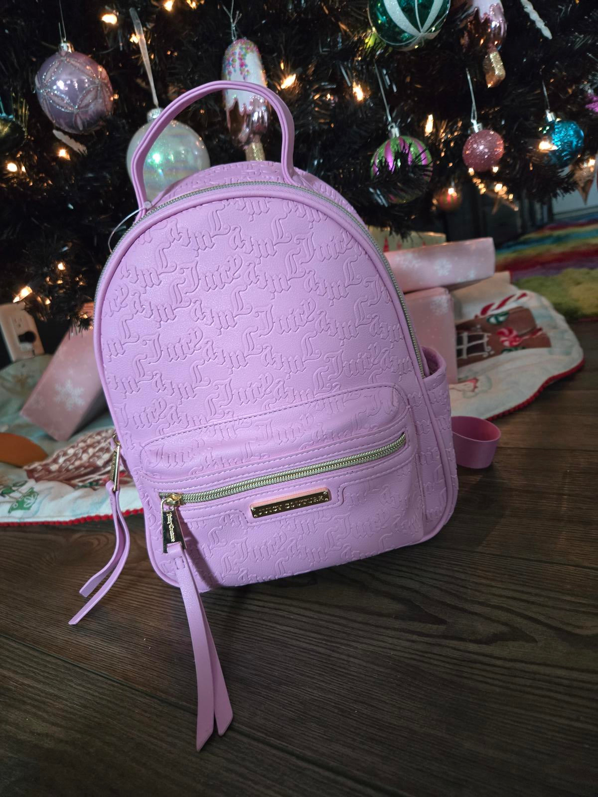 NWT Juicy couture pink backpack purse