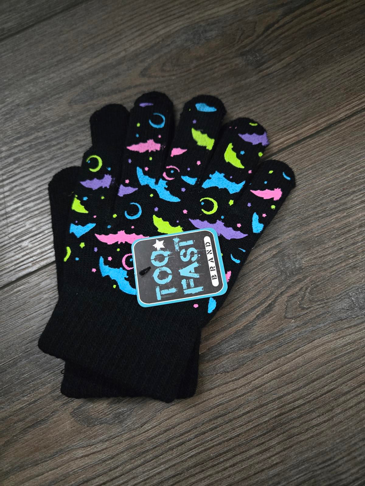 New too fast neon bats gloves