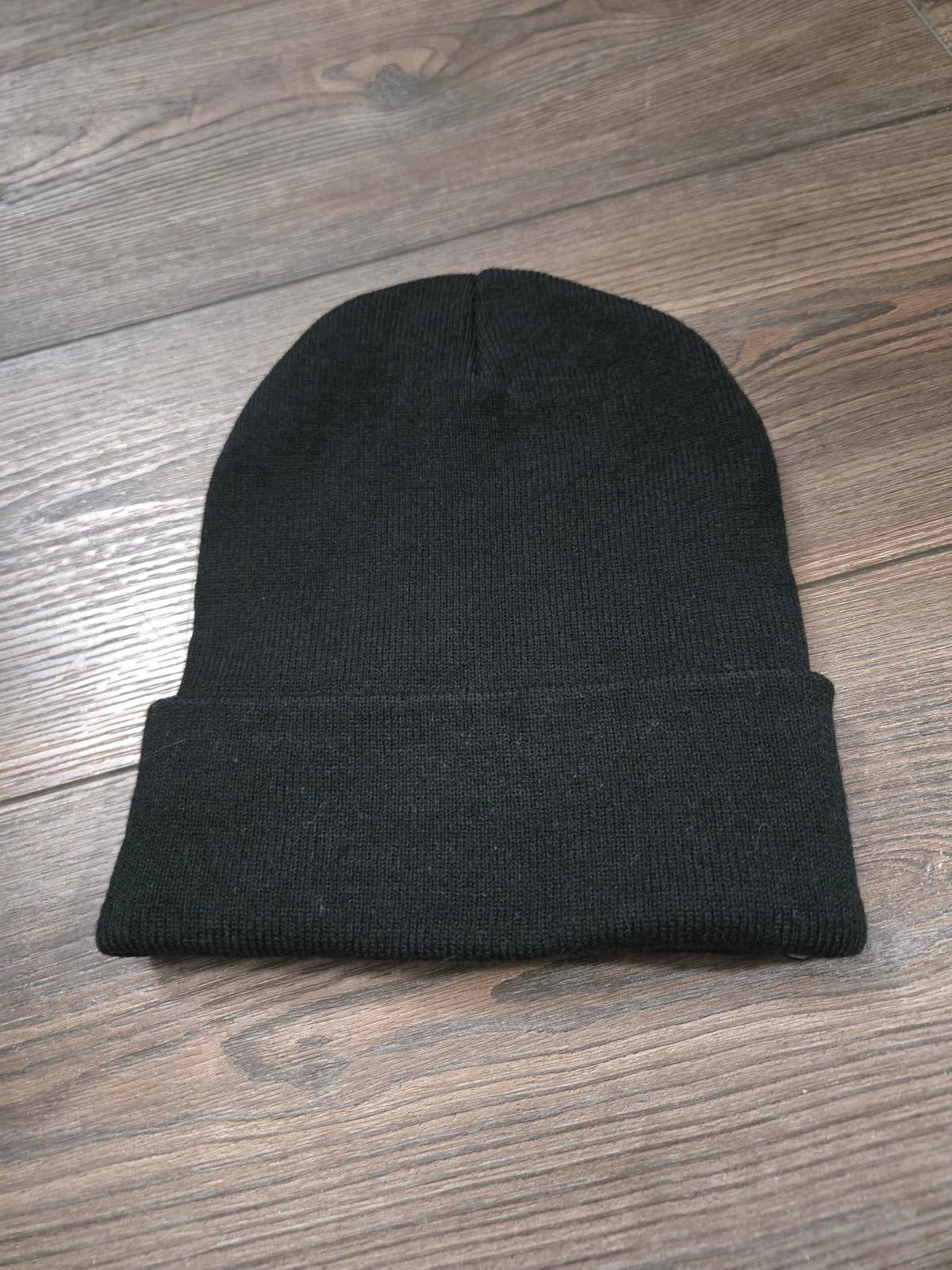 bedazzled black beanie hat