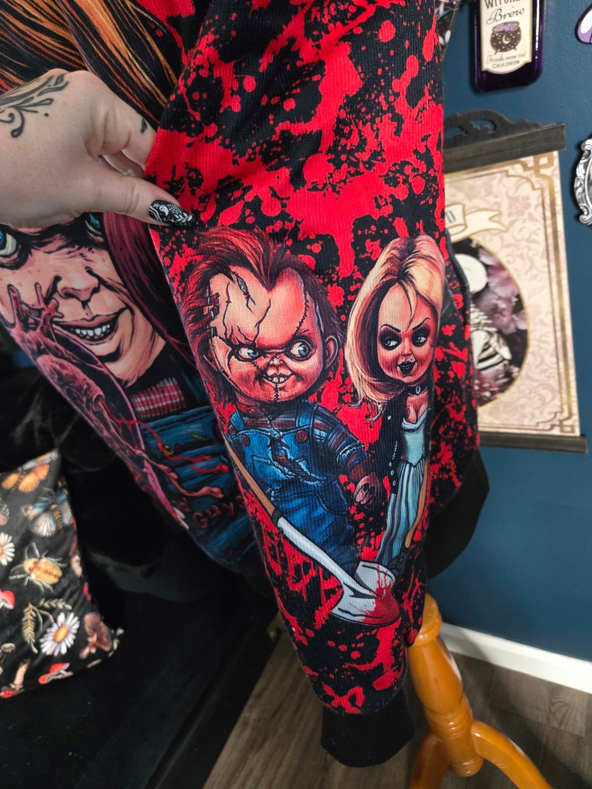Chucky and tiffany spooky jacket