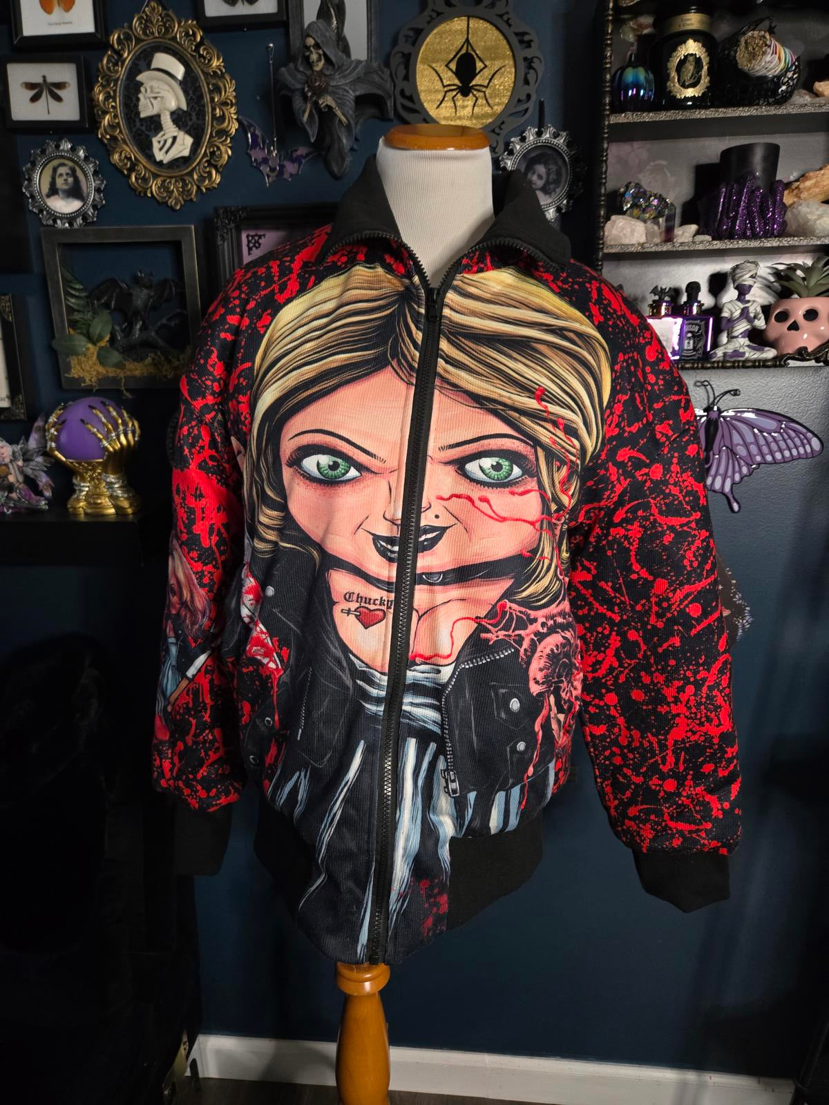 Chucky and tiffany spooky jacket