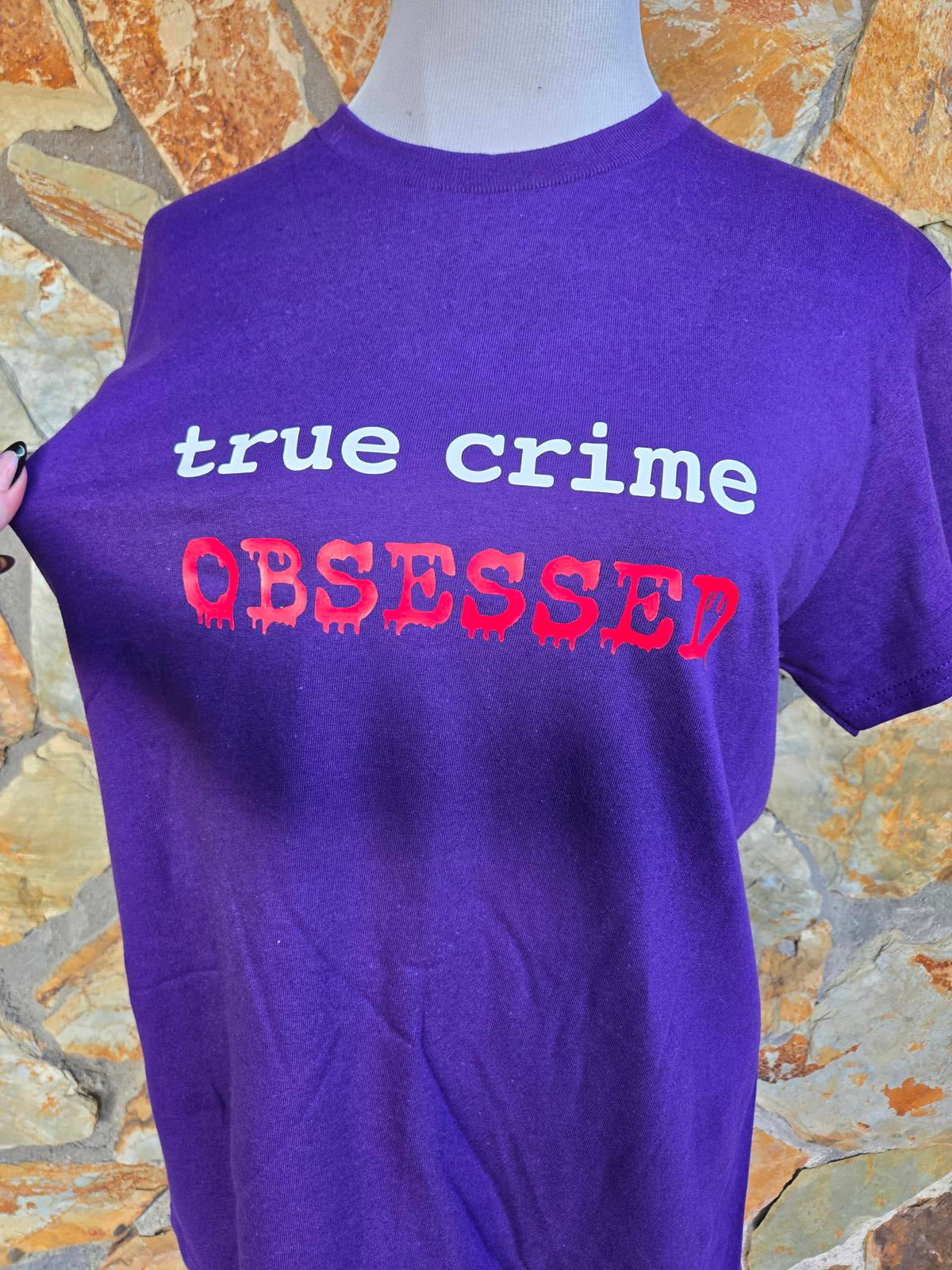 True Crime Obsessed Graphic T-Shirt