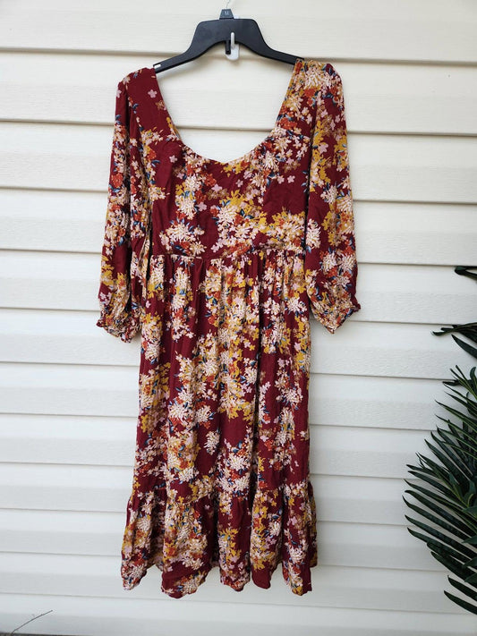 [Skies are blue] long boho summer dress