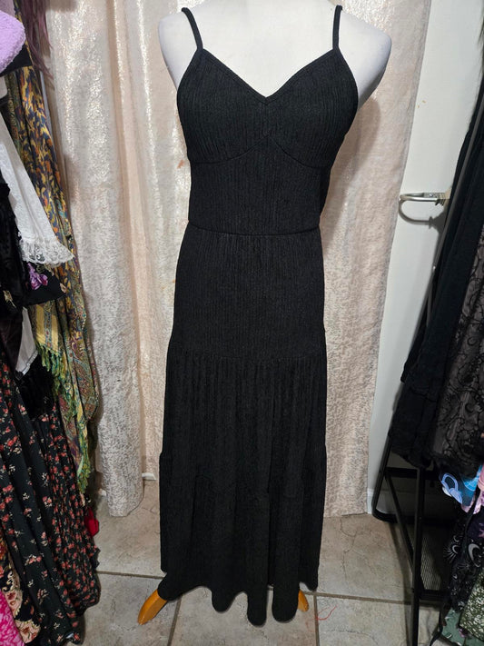Long black maxi dress