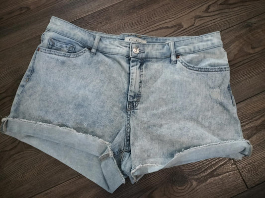 Jessica Simpson acid wash jean shorts
