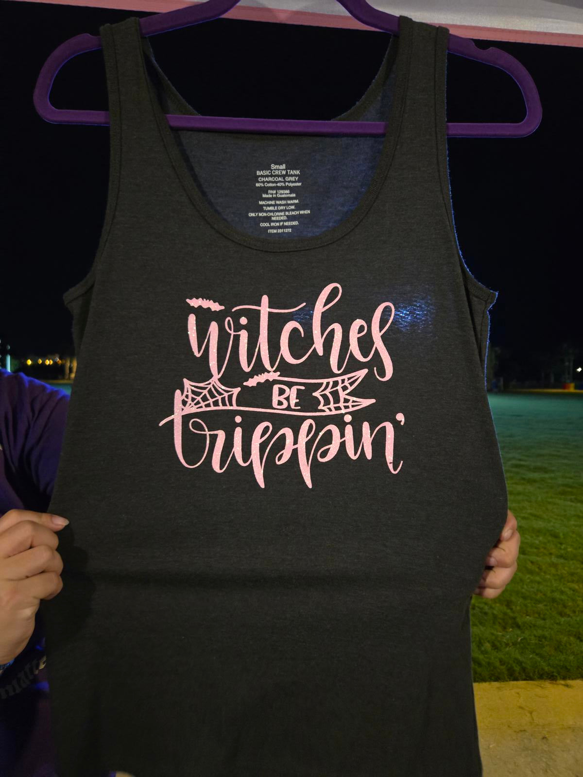 Witches be trippin' halloween tank top