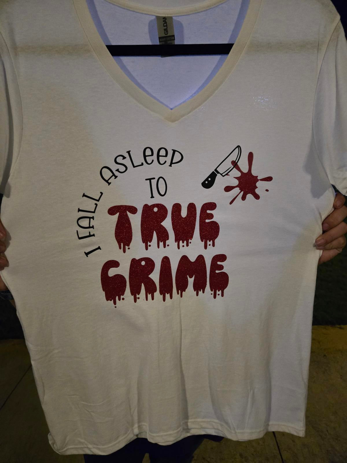I fall asleep to true crime t shirt
