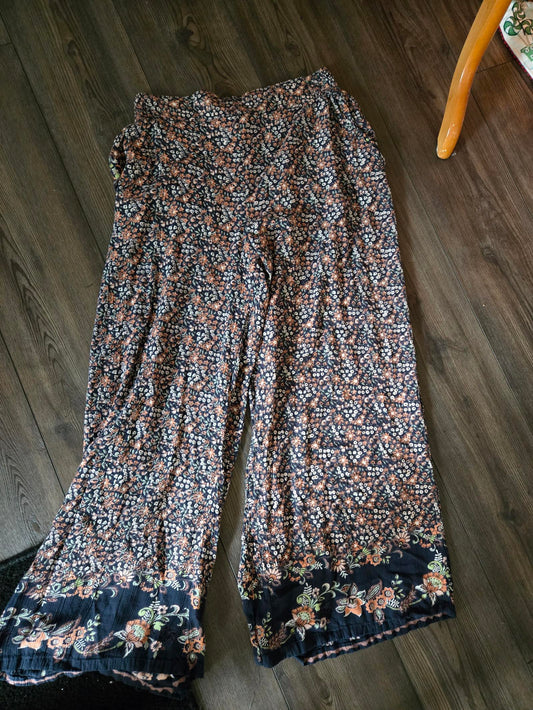 Angie boho casual wide leg pants