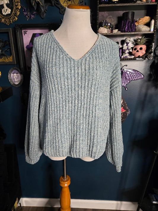 Cozy super soft light blue sweater