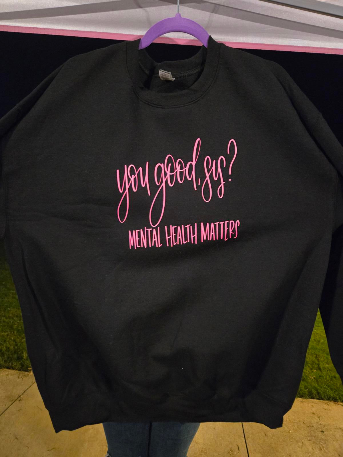 You good sis mental health matters Sweatshirt heavy blend