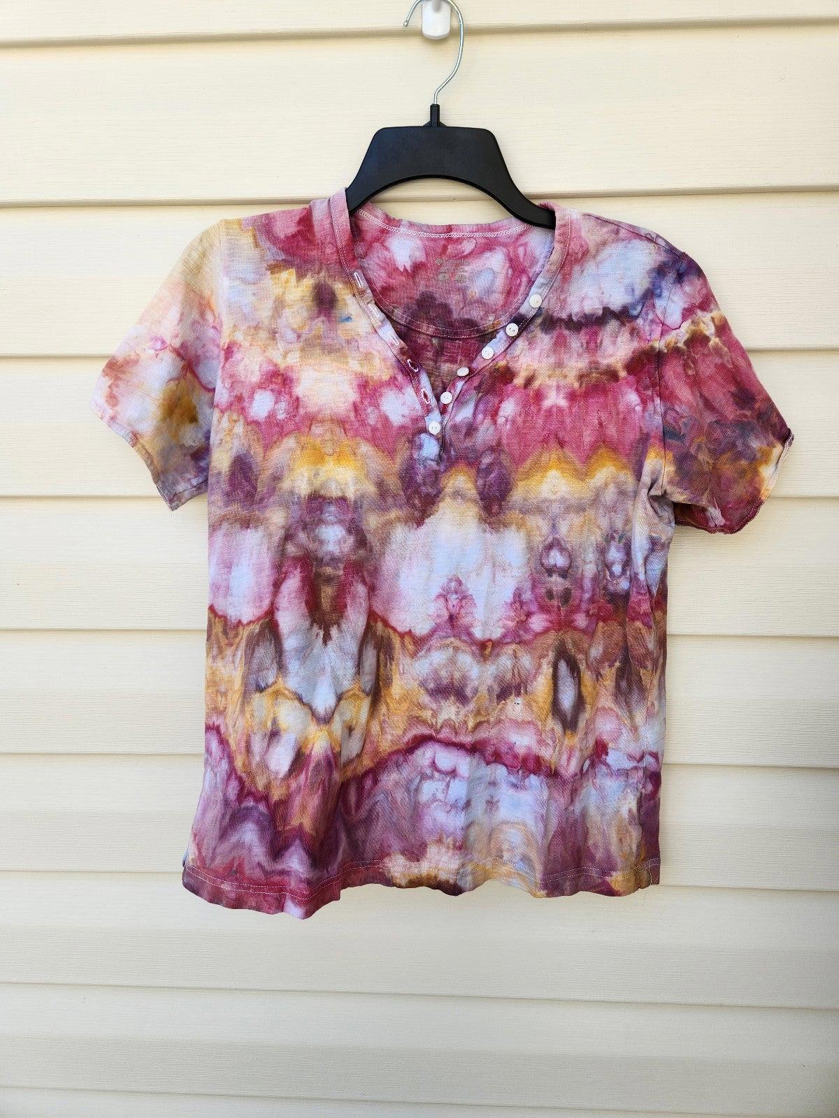 Ice tie dyed ladies t shirt