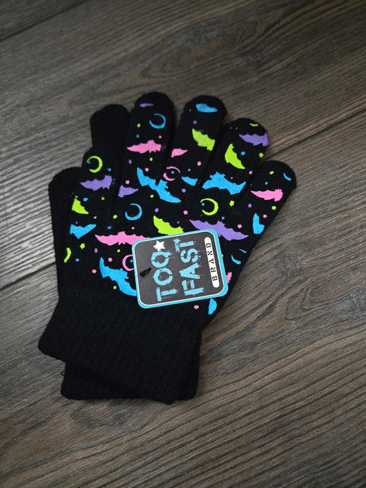 New too fast neon bats gloves