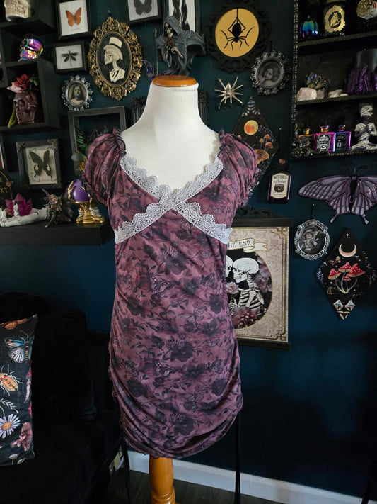 Lacy whimsigoth mini dress