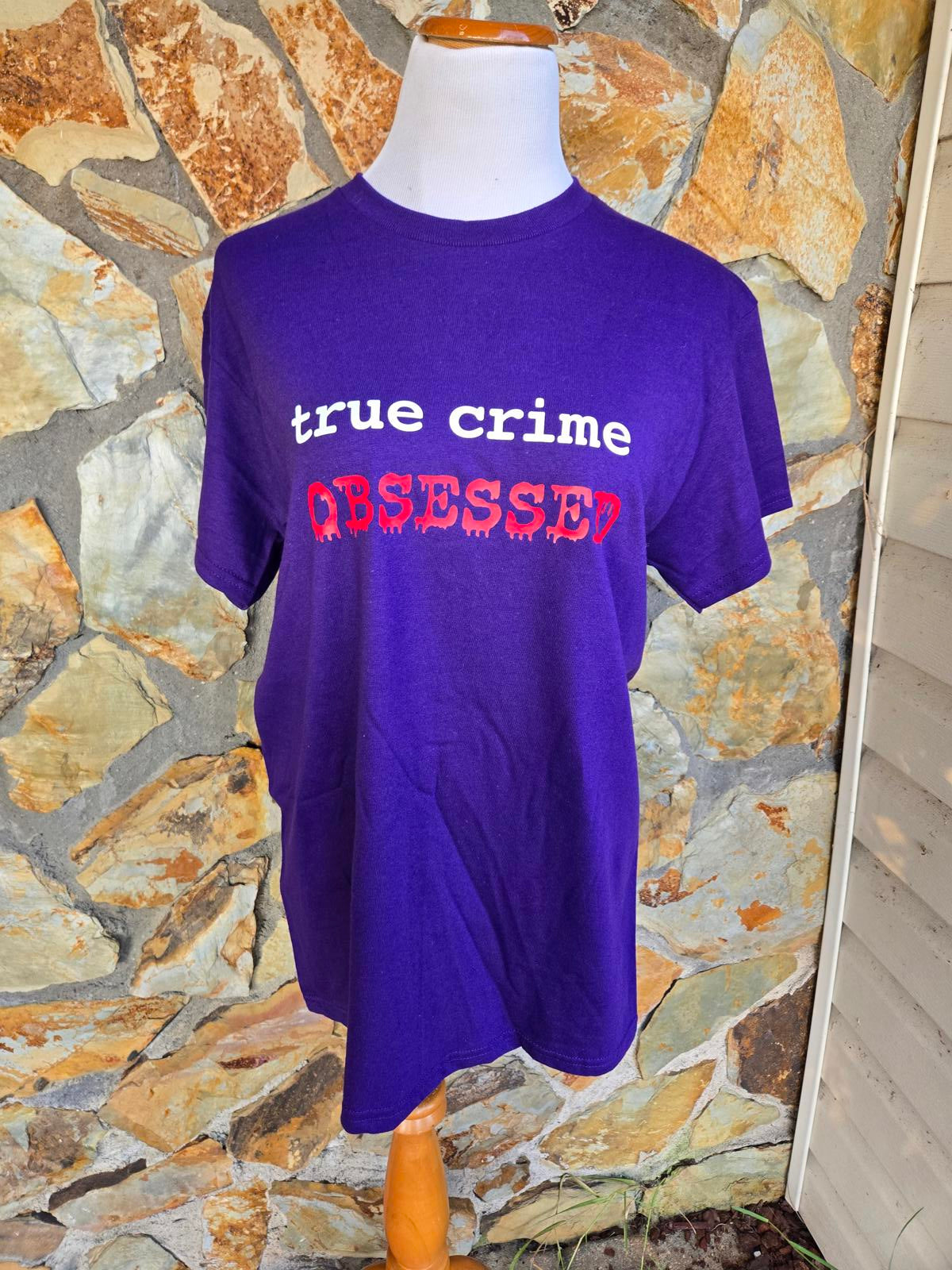 True Crime Obsessed Graphic T-Shirt