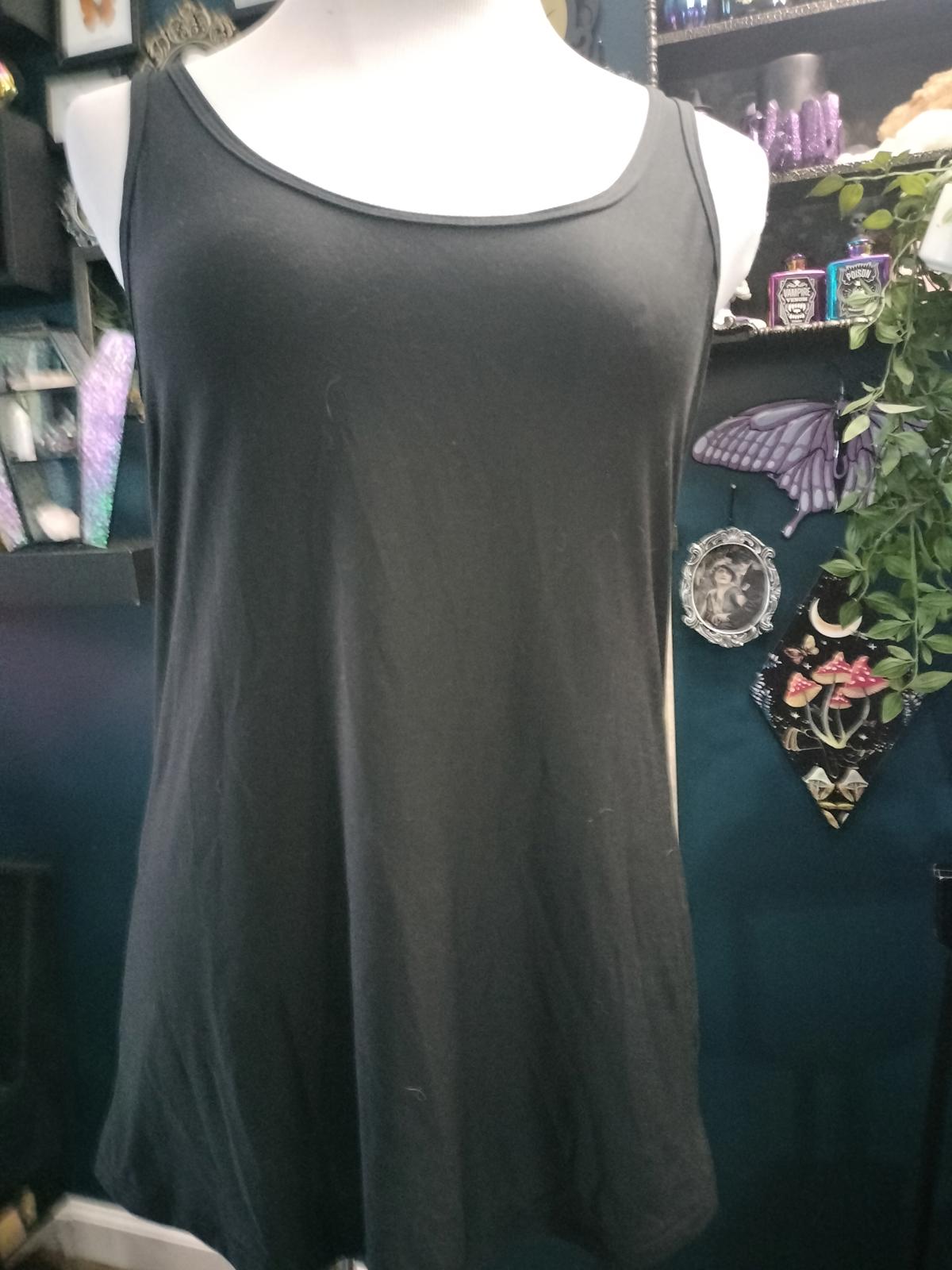 Black tank top