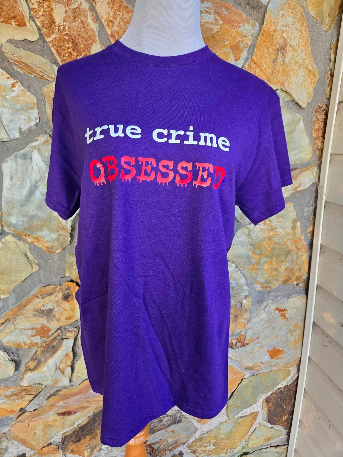 True Crime Obsessed Graphic T-Shirt