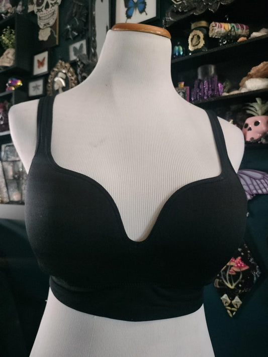 Black bra XL
