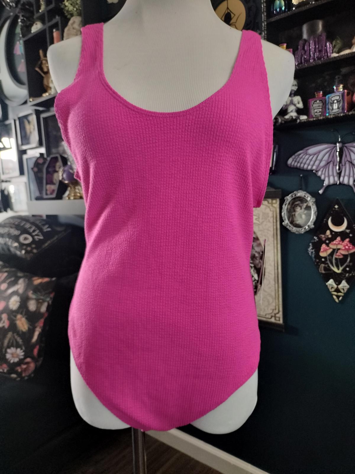 Hot pink bodysuit NWT