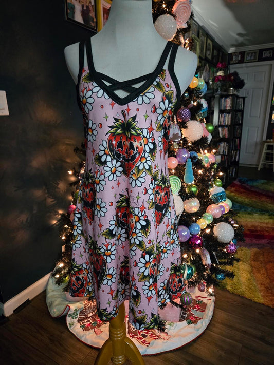 Strawberry Jacko lantern summer dress